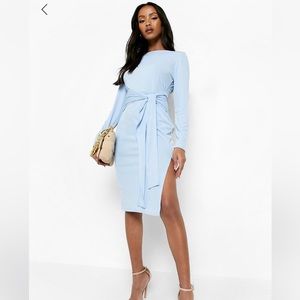 New with tag Boohoo rib midi dress